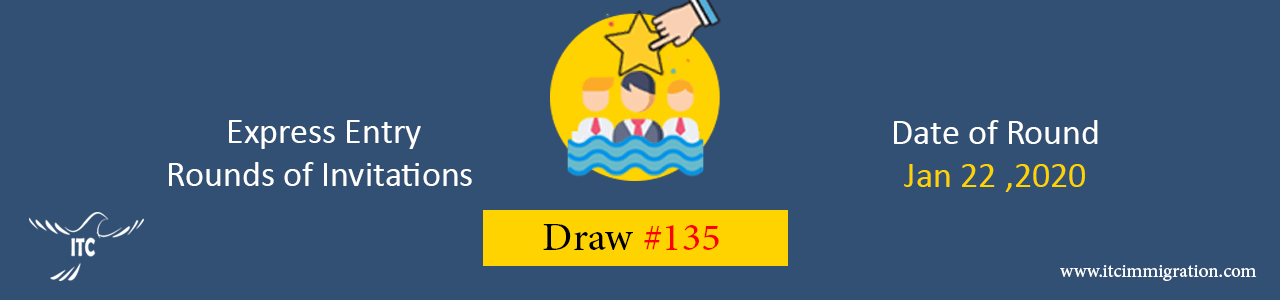 Express Entry Draw 135 immigrate to Canada