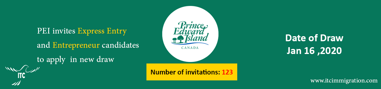 Prince Edward Island Jan 16 draw immigrate to Canada