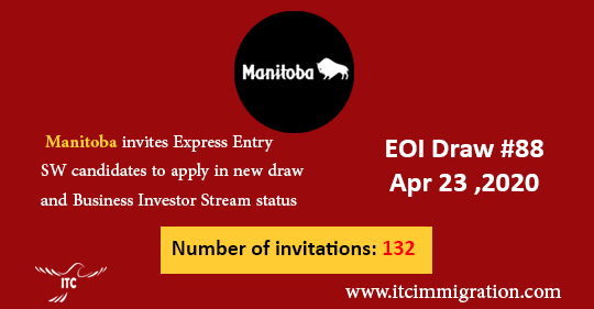 Manitoba Express Entry & Business Investor Stream 23 Apr 2020 immigrate to Canada