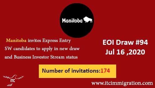 Manitoba Express Entry & Business Investor Stream 16 Jul 2020 immigrate to canada