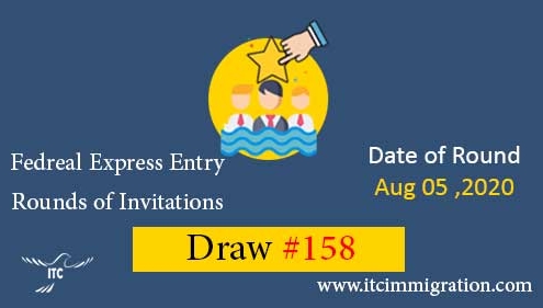 Federal Express Entry Draw 158 immigrate to Canada federal skilled worker