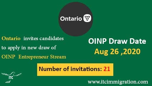 Ontarion Entrepreneur Stream 26 Aug 2020 immigrate to Canada