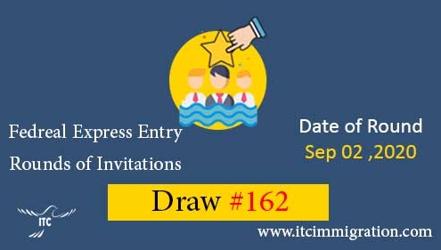 Federal Express Entry Draw 162 immigrate to Canada federal skilled worker