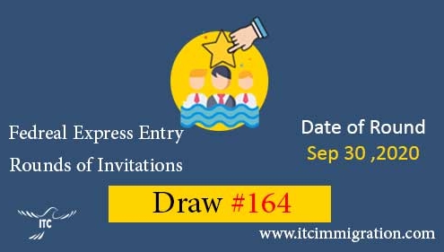 Federal Express Entry Draw 164 immigrate to Canada federal skilled worker