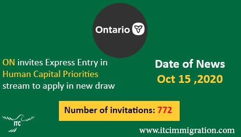 Ontario Human Capital Priorities 15 Oct 2020 immigrate to Canada