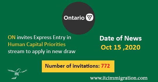 Ontario Human Capital Priorities 15 Oct 2020 immigrate to Canada