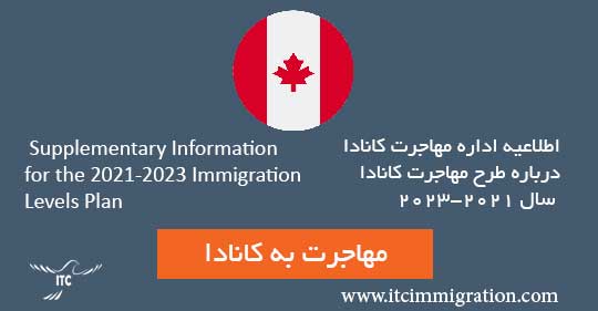 اطلاعیه اداره مهاجرت کانادا درباره طرح مهاجرت کانادا سال 2021-2023 مهاجرت به کانادا