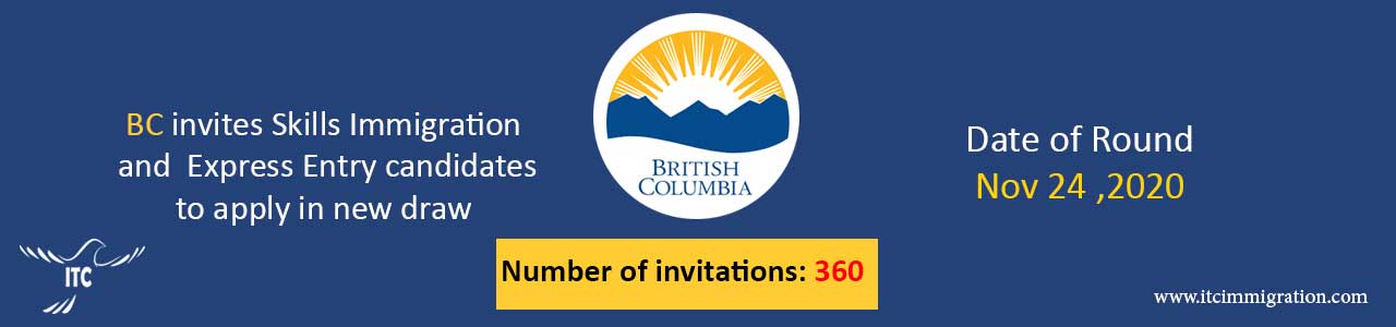 Express Entry British Columbia 24 Nov 2020 immigrate to Canada