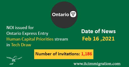 Ontario Human Capital Priorities 16 Feb 2021 Tech Draw