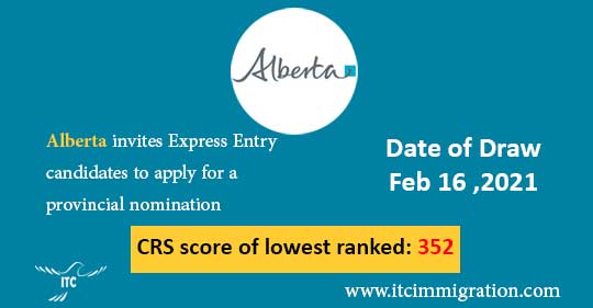Alberta Express Entry 16 Feb 2021
