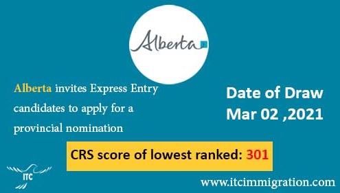 Alberta Express Entry 2 Mar 2021