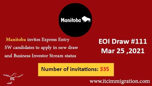 Manitoba Express Entry & Business Investor Stream 25 Mar 2021