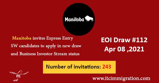Manitoba Express Entry & Business Investor Stream 8 Apr 2021