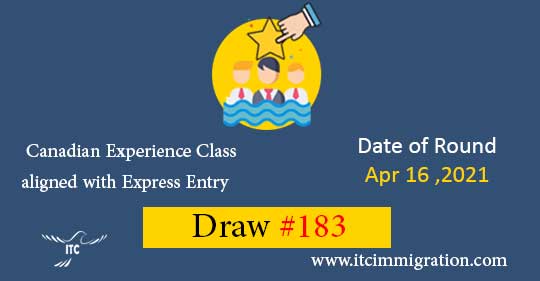 Canadian Experience Class Draw 183