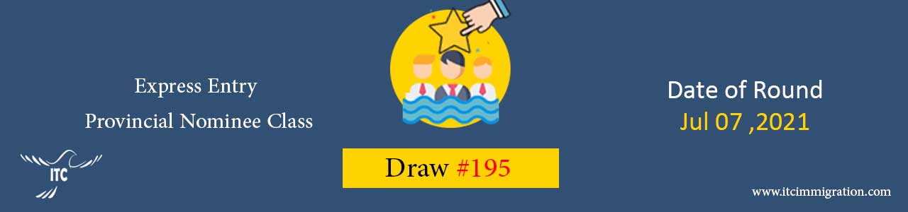 Express Entry Provincial Nominee Draw 195