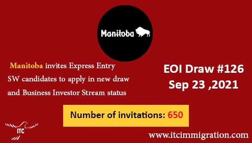 Manitoba Express Entry & Business Investor Stream 23 Sep 2021
