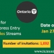 Ontario Express Entry 27 Jan 2022 Skilled Trades Program