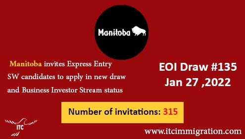 Manitoba Express Entry & Business Investor Stream 27 Jan 2022