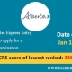 Alberta Express Entry 18 Jan 2022