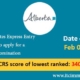 Alberta Express Entry 1 Feb 2022