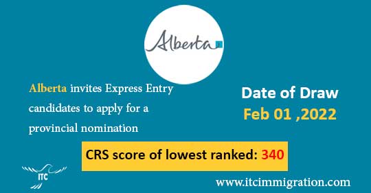 Alberta Express Entry 1 Feb 2022