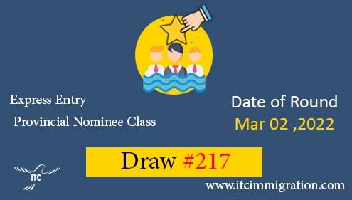 Express Entry Provincial Nominee Draw 217