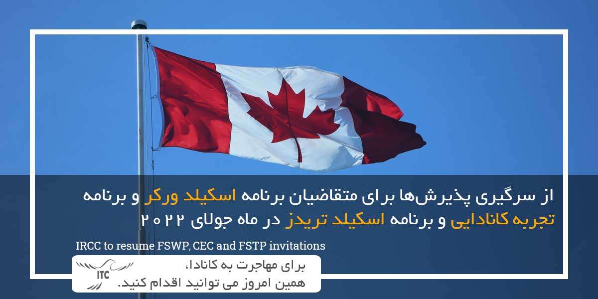 از سرگیری پذیرش‌ها برای متقاضیان اسکیلد ورکر، تجربه کانادایی و اسکیلد تریدز در ماه جولای