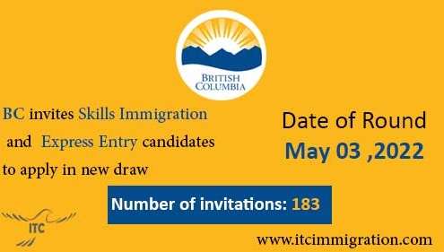 British Columbia Skills Immigration and Express Entry 3 May 2022
