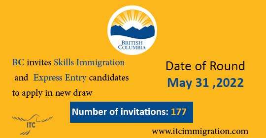 British Columbia Skills Immigration and Express Entry 31 May 2022