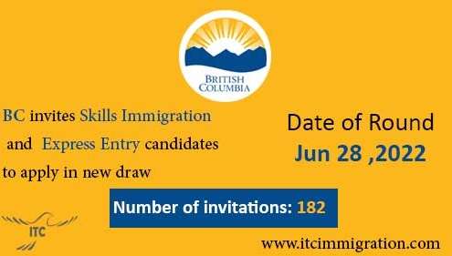 British Columbia Skills Immigration and Express Entry 28 Jun 2022