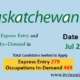 Saskatchewan Express Entry 28 Jul 2022