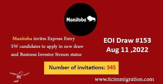 Manitoba Provincial Nominee Program 11 Aug 2022