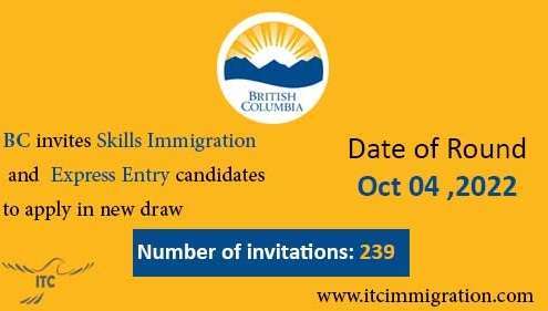 British Columbia Skills Immigration and Express Entry 4 Oct 2022