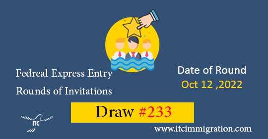 Federal Express Entry Draw 233