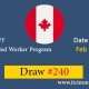 Federal Express Entry Draw 240