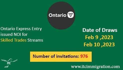 Ontario Express Entry 10 Feb 2023
