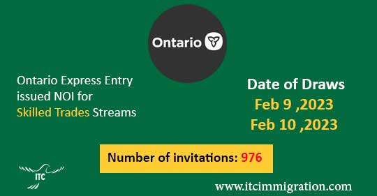 Ontario Express Entry 10 Feb 2023