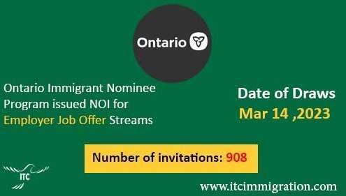 Ontario PNP 14 Mar 2023 Draw