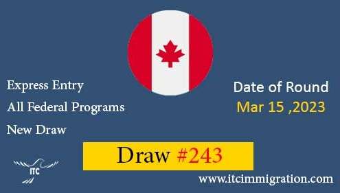 Federal Express Entry Draw 243