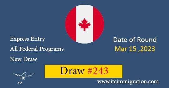 Federal Express Entry Draw 243