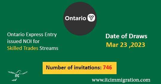 Ontario Express Entry 23 Mar 2023