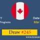 Federal Express Entry Draw 245