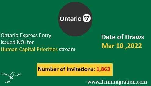 اکسپرس انتری انتاریو 5 می 2023 Ontario Express Entry 5 May 2023