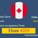 Federal Express Entry Category-based Draw 255