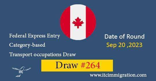 Federal Express Entry Category-based Draw 264