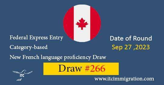 Federal Express Entry Category-based Draw 266
