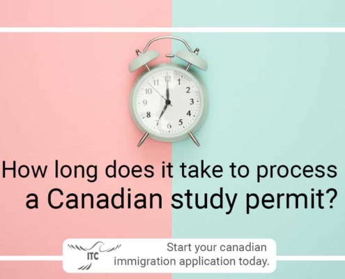 How long does it take to process a Canadian study Permit?