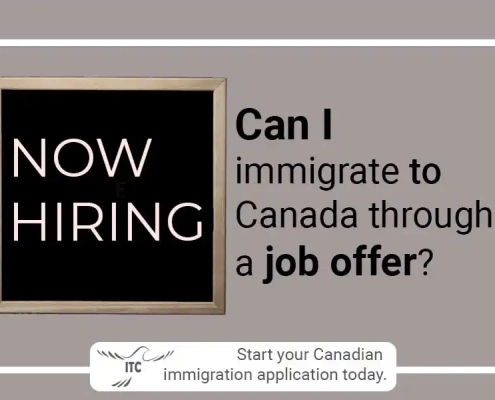 Can I immigrate to Canada through a job offer?