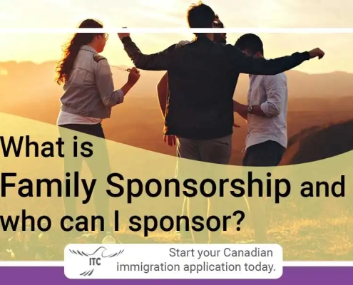 What is family sponsorship and who can I sponsor?