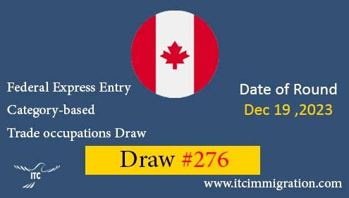 Federal Express Entry Category-based Draw 276